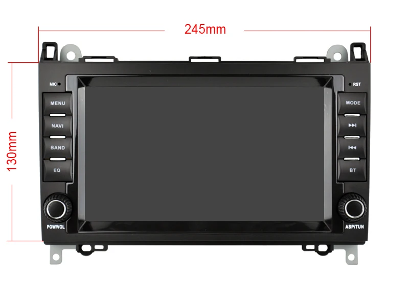 7" Screen OEM Style for Mercedes Benz a B Class B200 W169 W245 Viano Vito W447 W639 Sprinter W906 2004-2012 Car Multimedia Stere