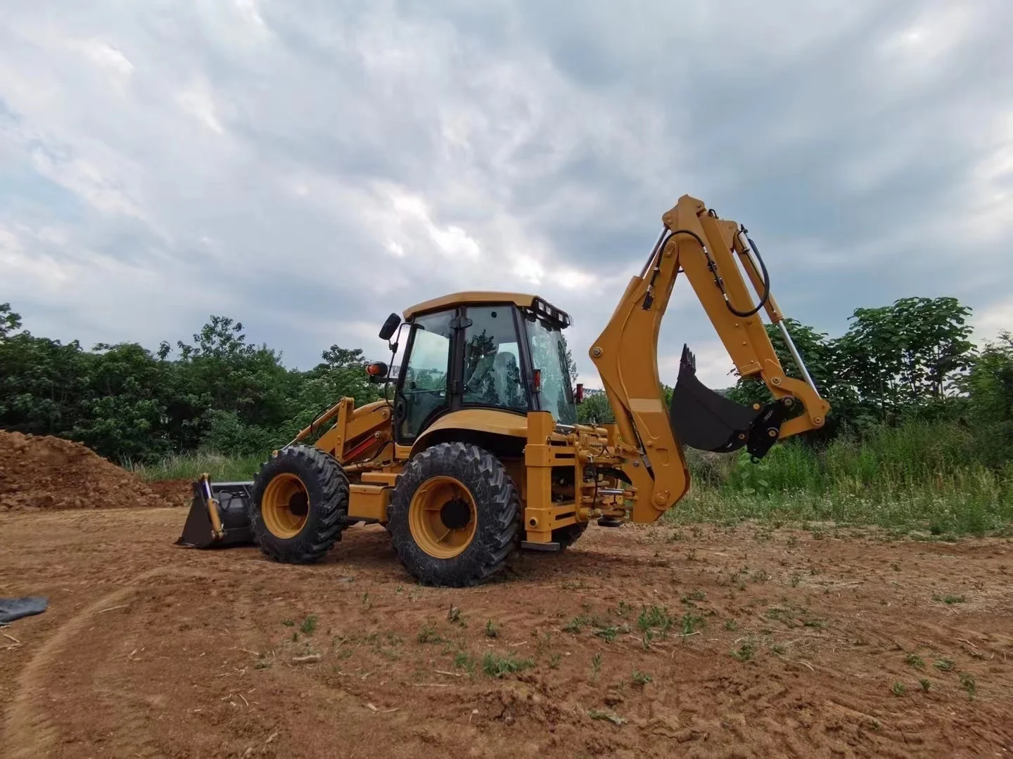 Backhoe Digger New Design Famous Brand SNSC Backhoe Loader With Low Price