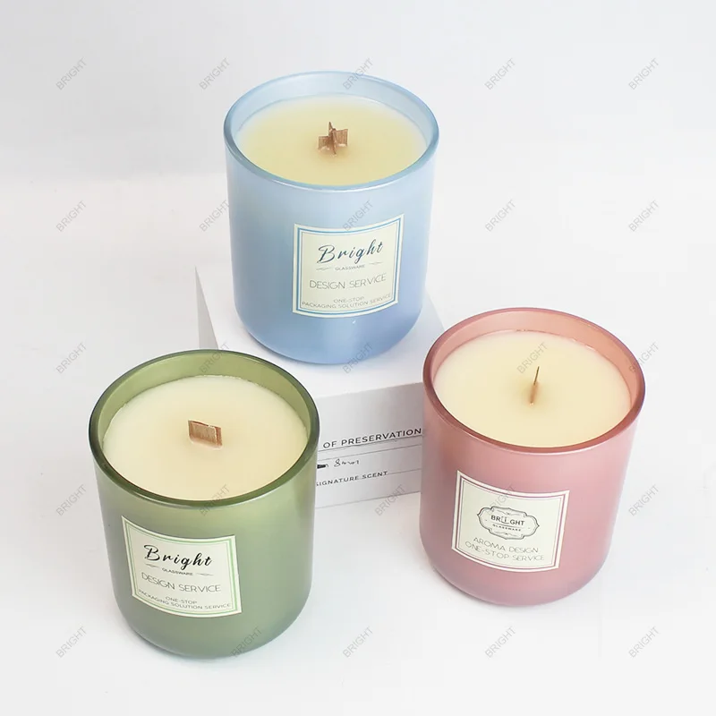Wholesale Soy Wax Candle Jars - Luxury Glass & Bamboo Lid