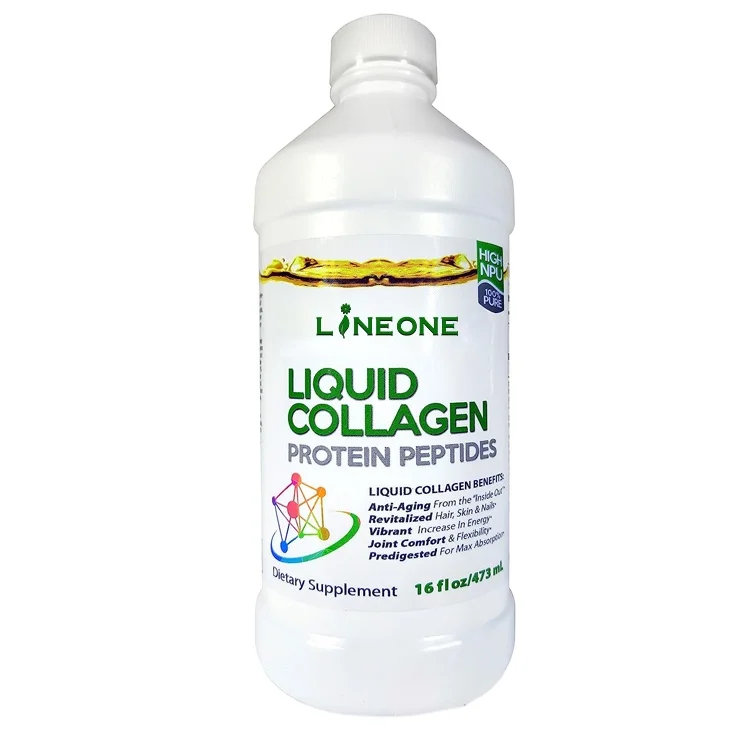 OEM Liquid Collagen Protein Peptides Pure Hydrolyzed Super Multi Collagen Hydrolysate Drink Higher Absorption Than Collagen Powd