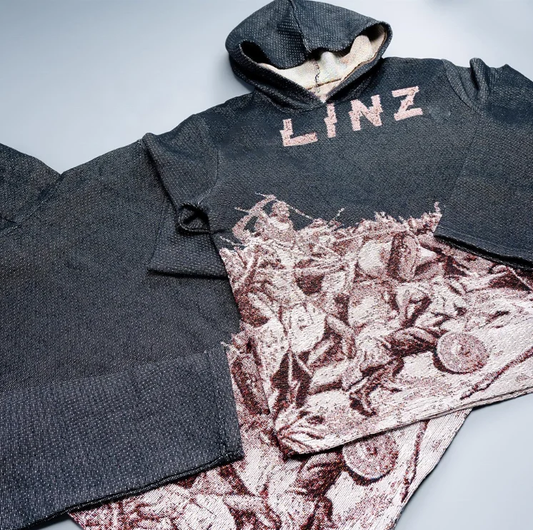 Manufacture Customized Tapestry Clothing Woven Streetwear Jacquard