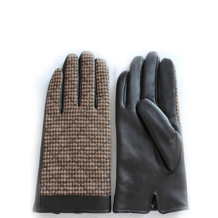 Фабрика BSCI оптовая продажа высококачественные зимние мужские кожаные перчатки с рисунком оленя