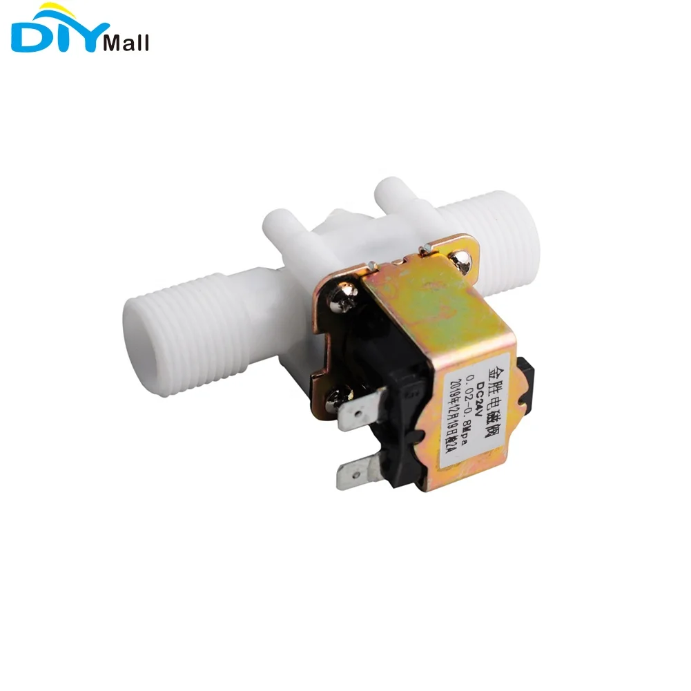 1/2" N/C DC 12V Magnetic Electric Solenoid Valve Water Air Inlet Flow Switch 