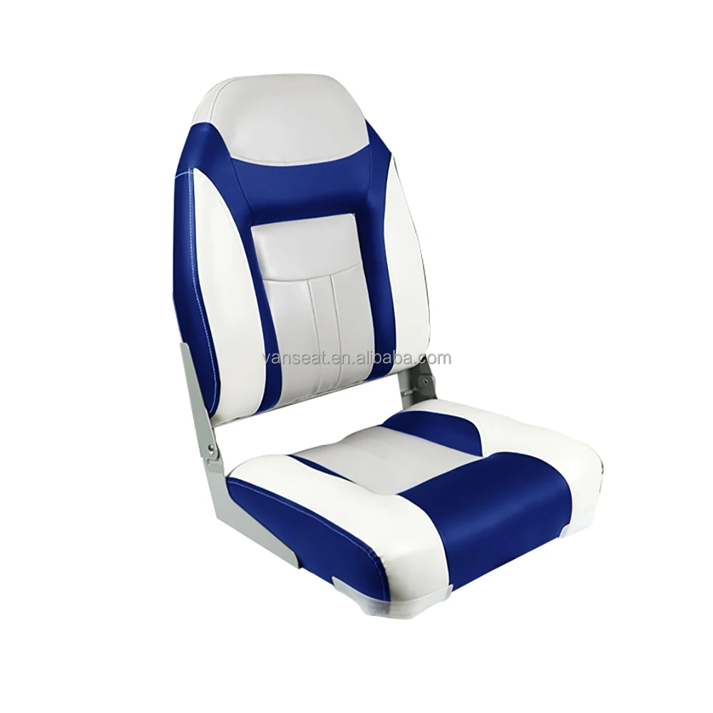 High Back Folding Boat Seat Marine Accessories Premium Single Yacht Ferry Seat Customized Bass 7237