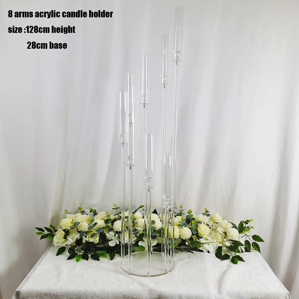 Clear Acrylic Candle Holder Centerpieces Wedding Acrylic Candle Holder Wedding Decoration Table