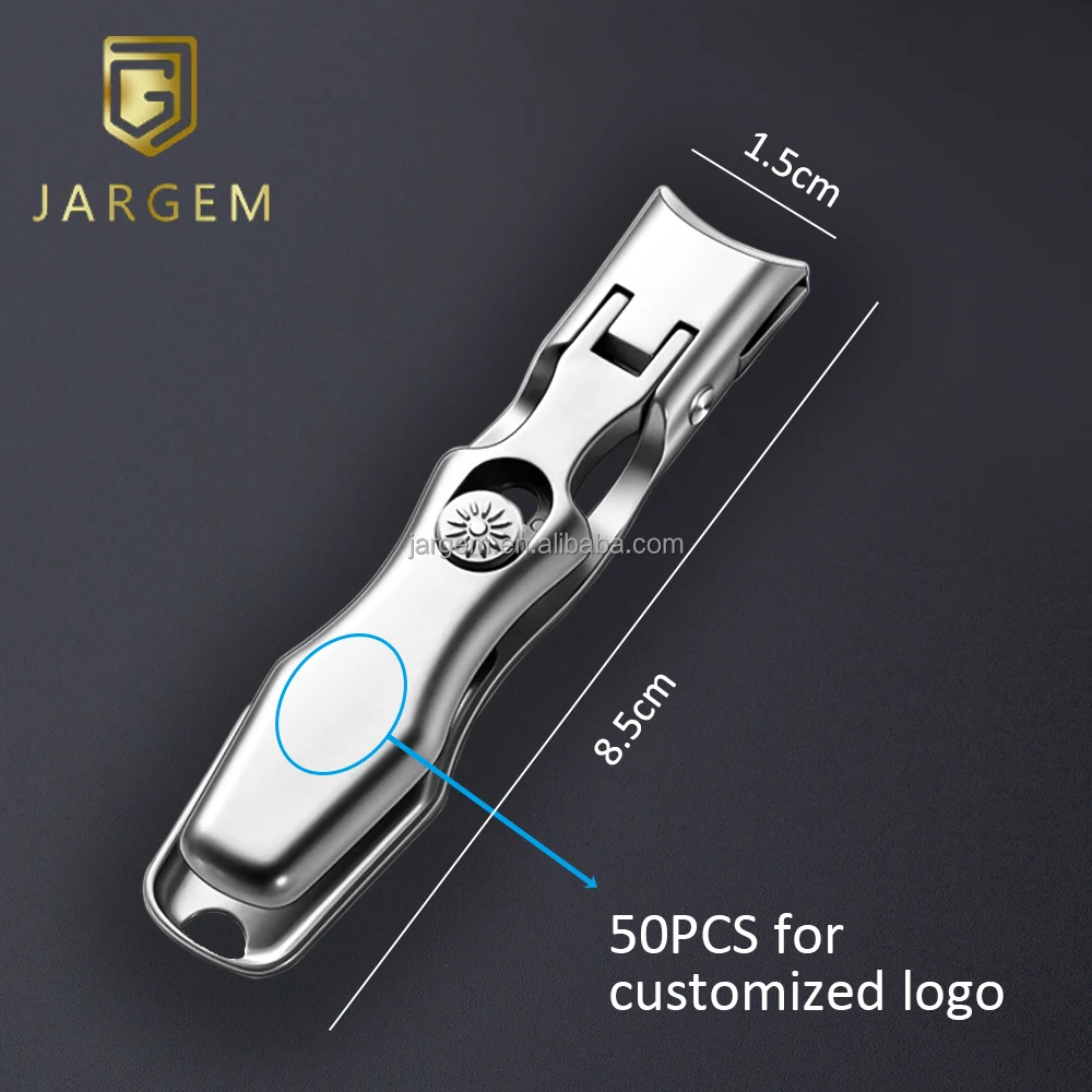 Smart Design Nail Clippers With Catcher Two Times Sharpening Finger Toe