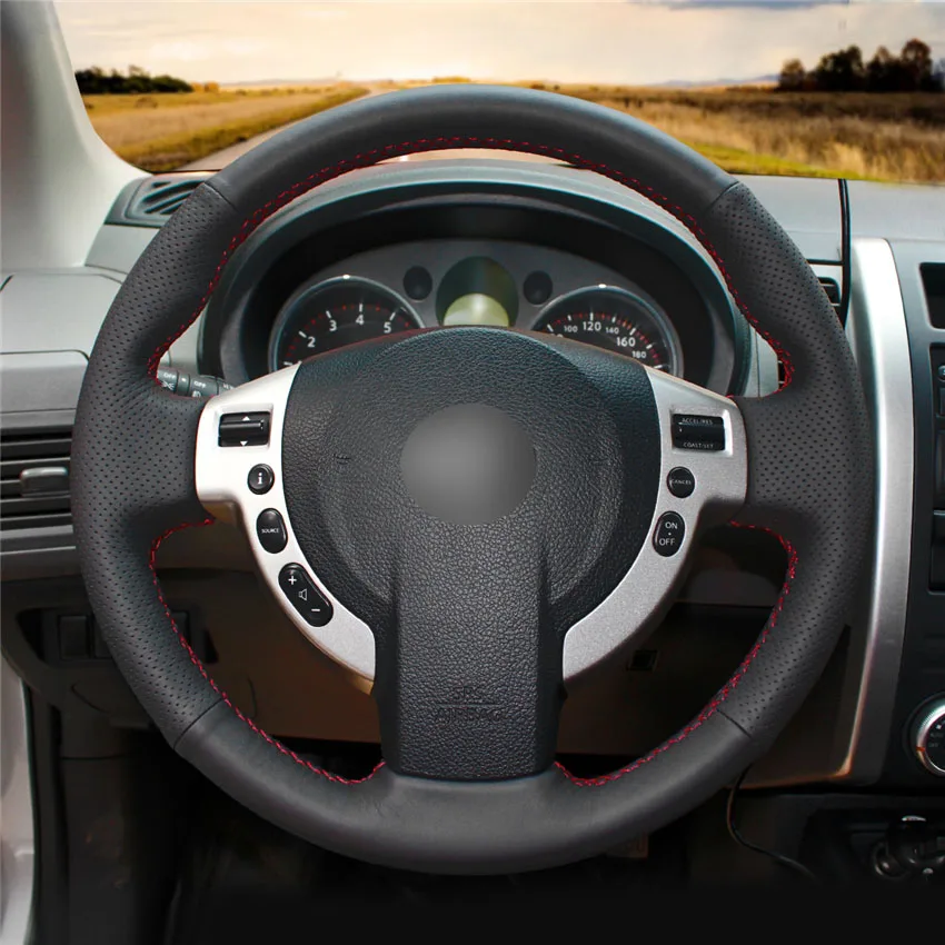 MEWANT Hand Stitch Car Steering Wheel Cover for Nissan Note / Tiida / –  Mewant steering wheel cover