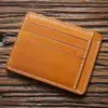 Yellow brown-harley vegetable tanned leather