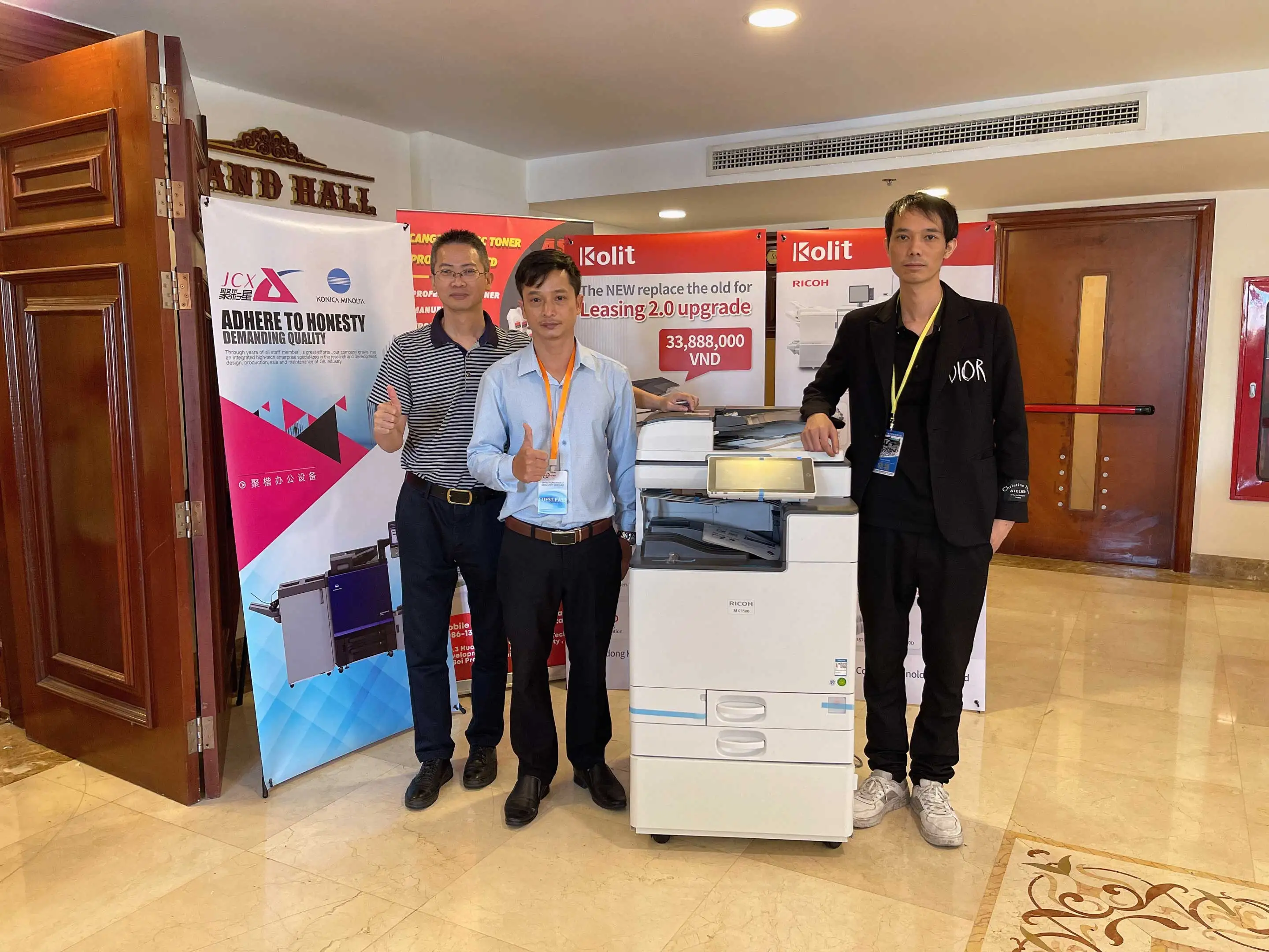 Brand New Ricoh IM C3000 IM C3500 Printer Scanner Copier Machine ...