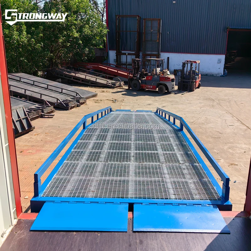 Container Loading Ramp Mobile10ton 12ton Dock Yard Ramp Mobile ...