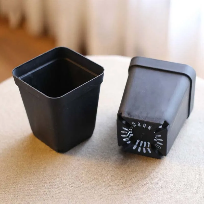 Садовые принадлежности пластиковый горшок для растений с блюдцем декоративный цветочный