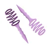 Purple-hair styling combs