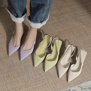 Women's Thin Heels Summer High Heel Pointed Toe Slip-On Sandals Super High 8cm Bejani 3289-31