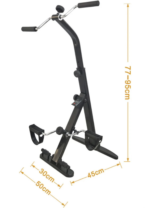 Pedal Exerciser Mini Under Desk Exercise Bike Foot Hand Cycle Portable Arm and Leg Exercise Peddler Machine