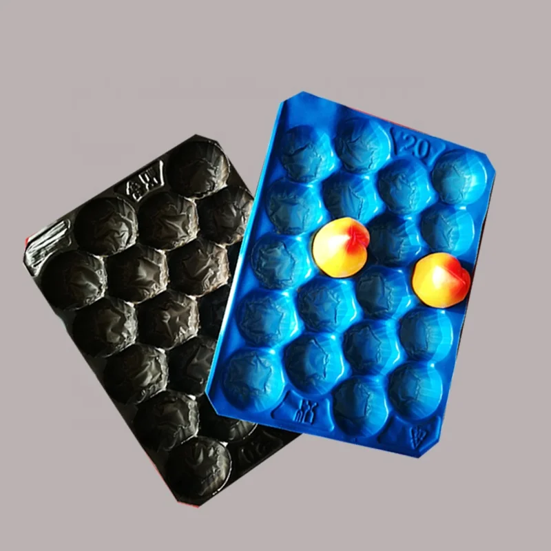 Free Design PP Plastic Fruit Insert Alveoli Packaging Tray Liner for apple