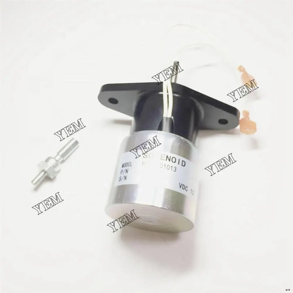Excavator Engine Part Shutoff Stop Solenoid Valve SA-4506-12 0250-12A3UC11S1 for Woodward 12V