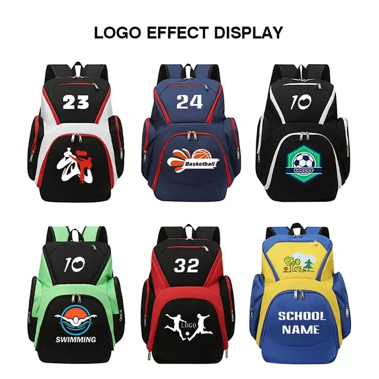 Sports Backpack Bag Custom Logo Hot Sale Boys Large Capacity Customized