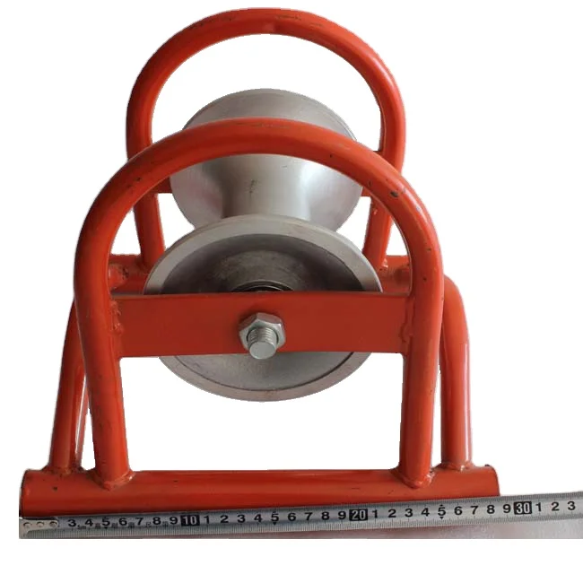 Wire Pulling Pulley With 330° Rotation – Heavy-Duty Cable Installation Roller Guide For Electricians And Construction Sites, Stainless Steel & Nylon