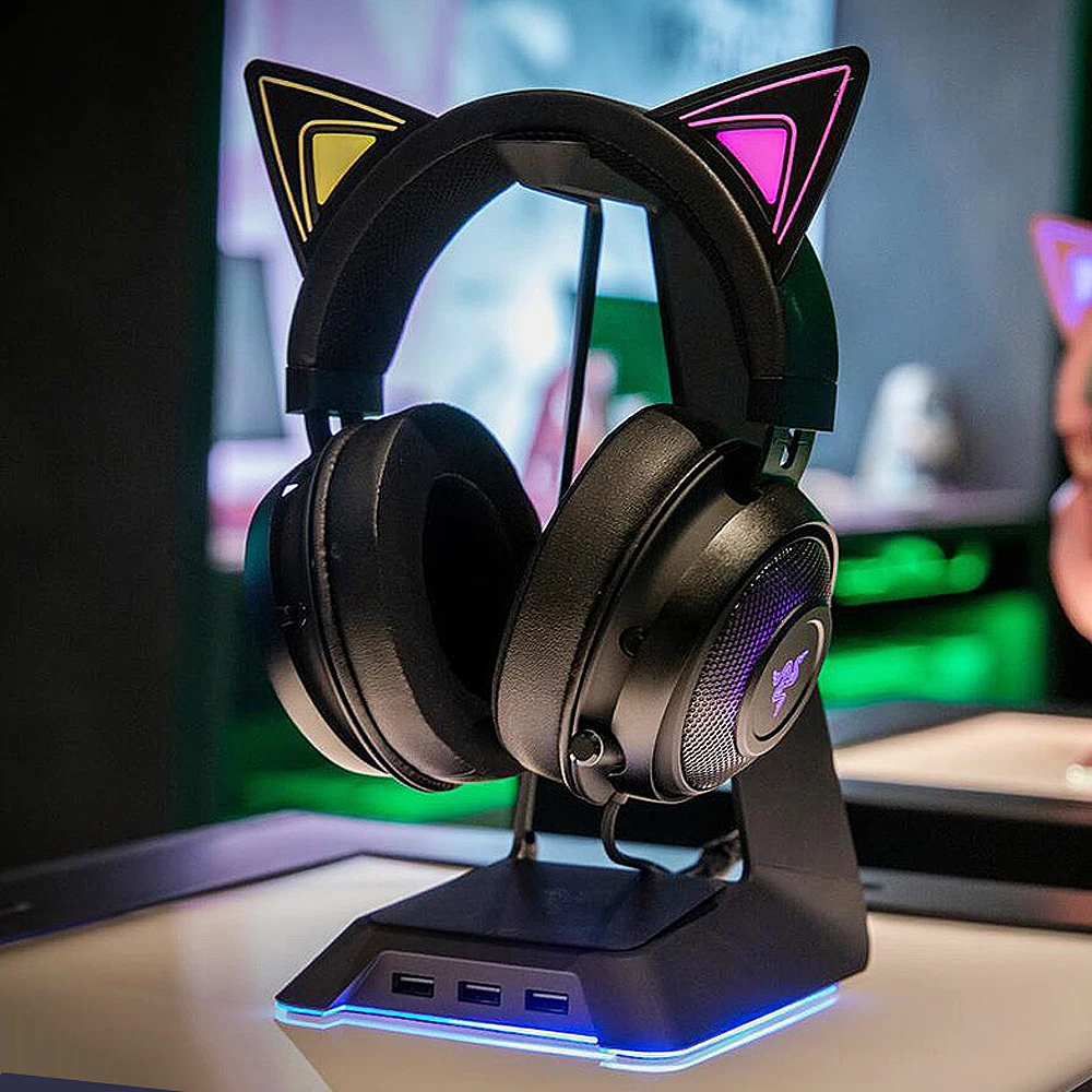 Razer Kraken Kitty Edition Wired Gaming Headset - 1.3m Cable