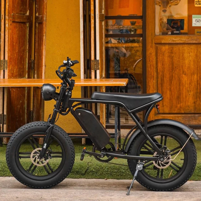 OUXI V8 電動自転車 20インチ ファットタイヤ 1000W 7段変速 着脱式