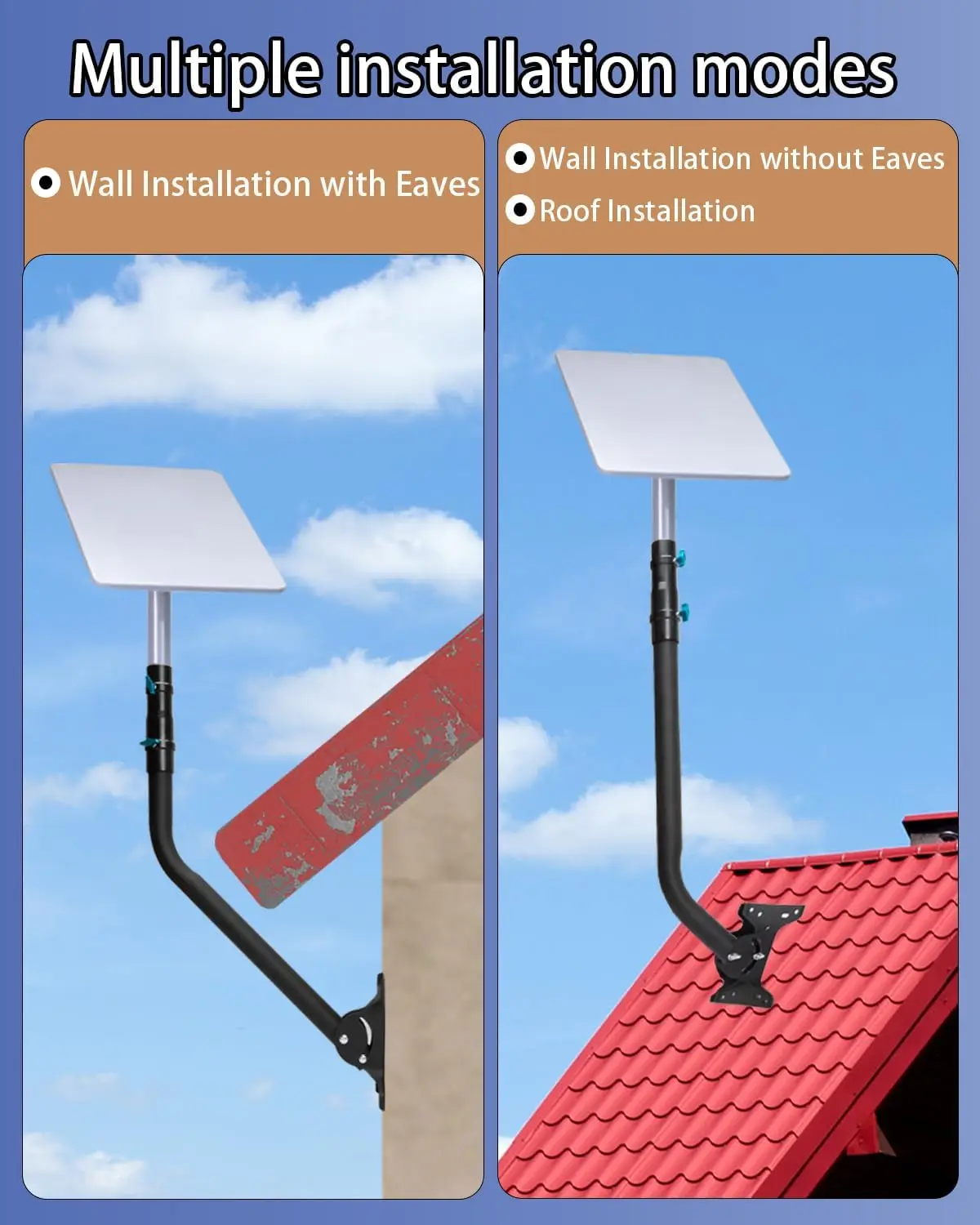 Adjustable Mounting Kit,30 In Aspotify Long Wall Mount,Roof Mount For