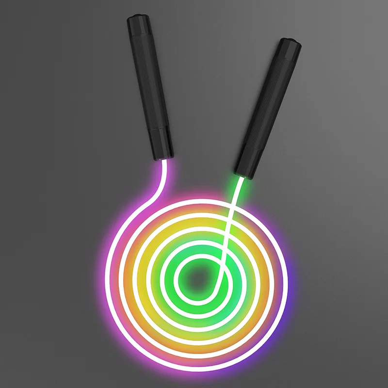 Light Jump Rope Adjustable Length Jump Rope Multi Color Customized Led Skipping Rope Buy