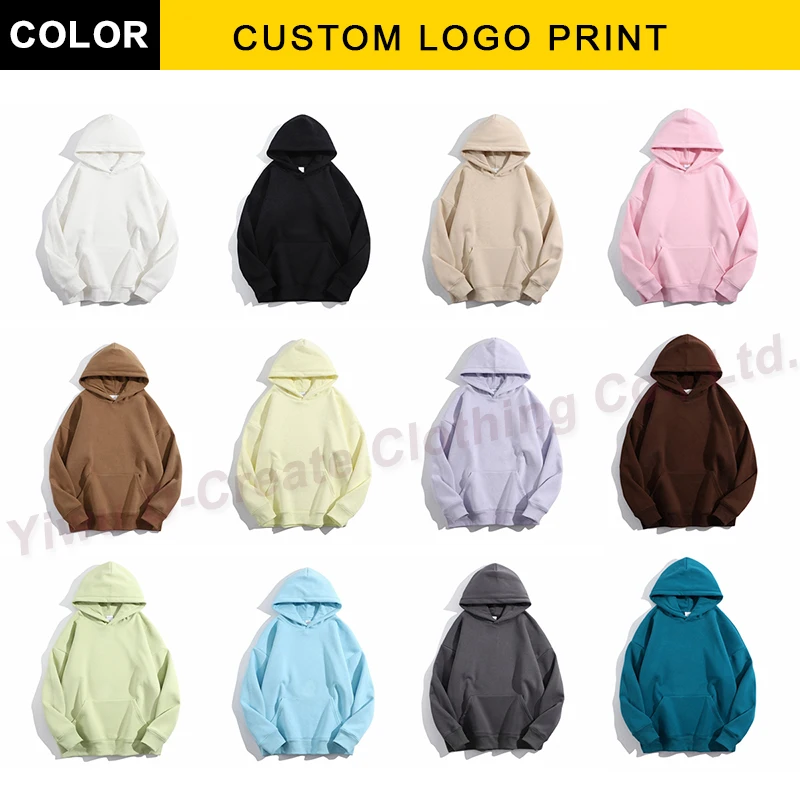 Haute Qualité Polyester Coton 420 Gsm Pull Lourd Hommes Sweat À