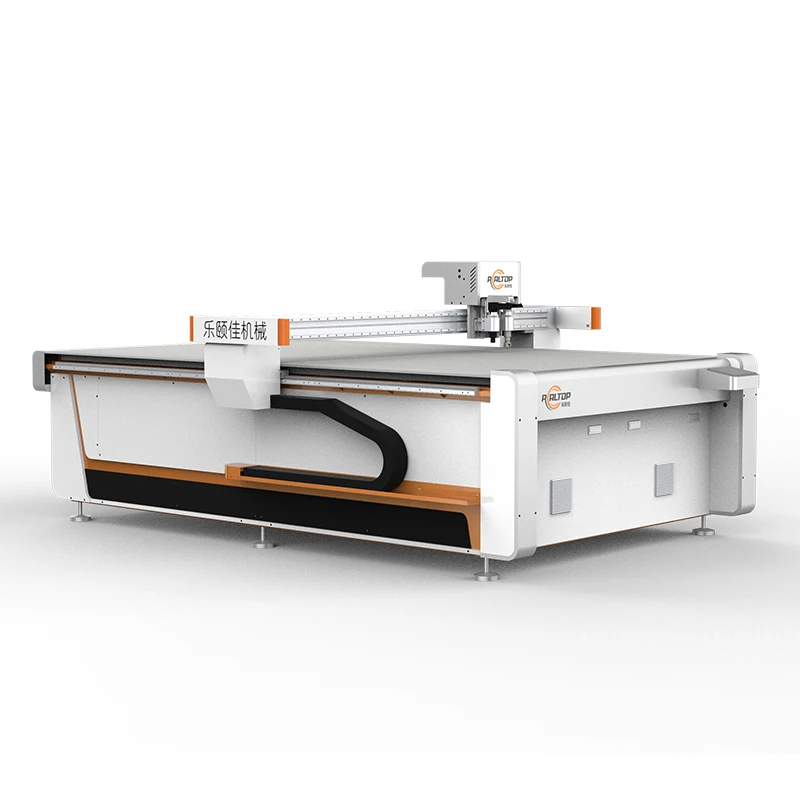 CNC Oscillating Knife Cutting Machine Digital Cutter for Corrugated Paper Cardboard Box Sample Making  Realtop IECHOs