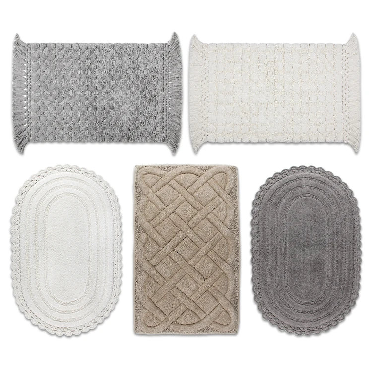 High quality ready made multi design 100% cotton luxury washable runner rugs