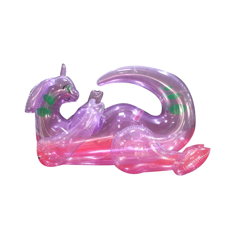 Hongyi Inflatable Transparent Pink Dragon Custom Inflatable Animal ...
