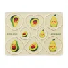 Rectangular green avocado eight-piece set