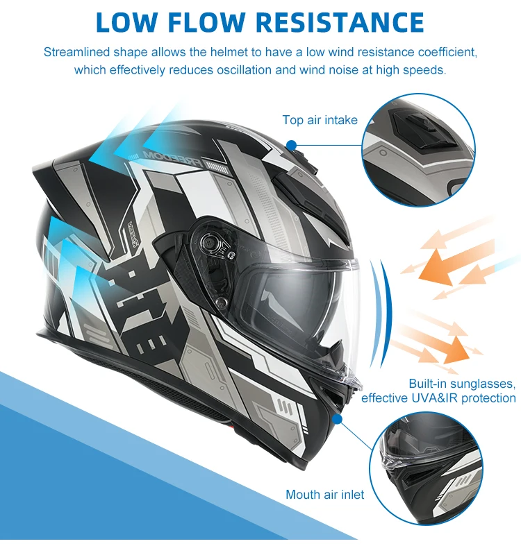 2024 New Funny High Quality Abs Thermoplastic Modular Full Face Outdoor