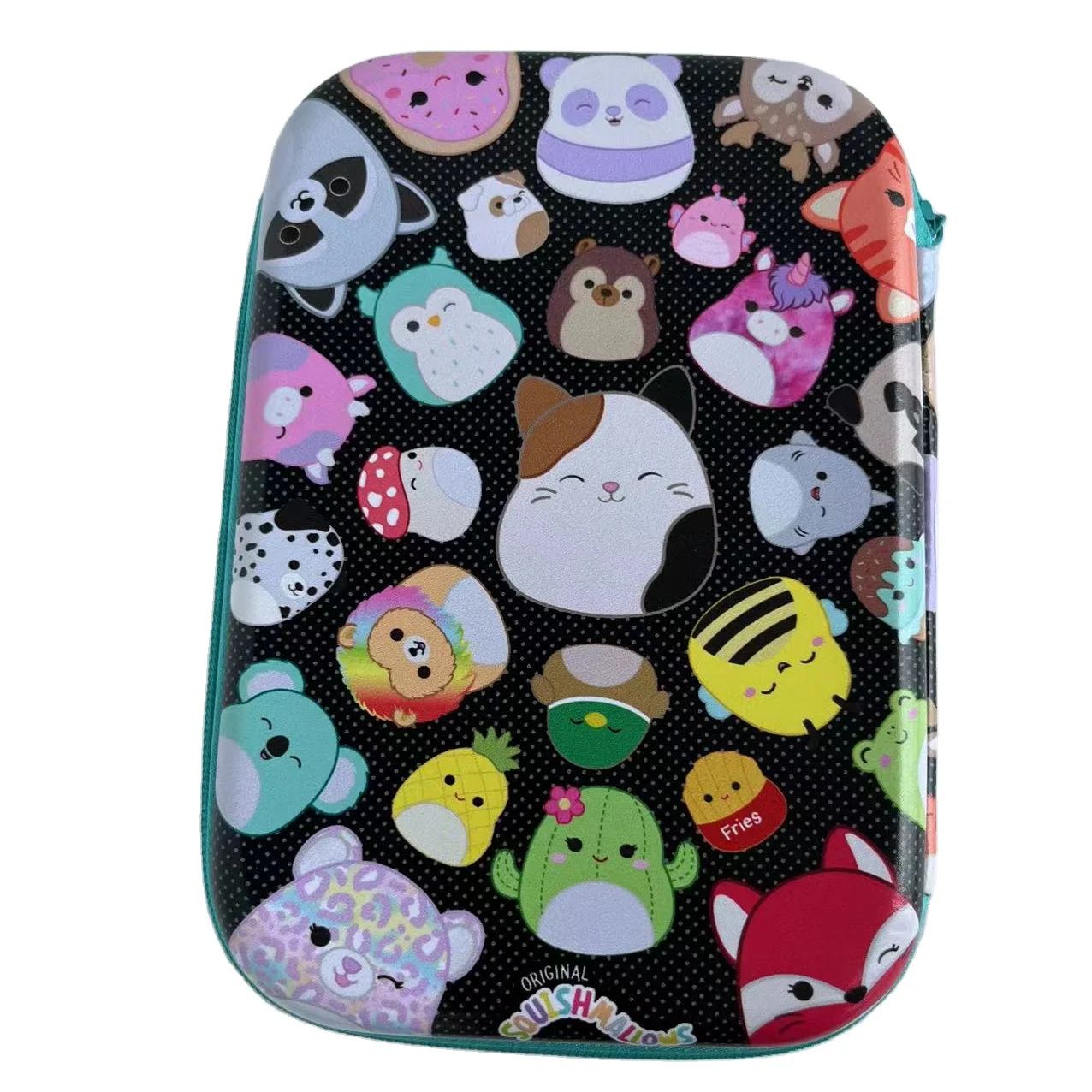 Многофункциональный двухслойный пенал большой емкости с твердым корпусом EVA хорошего качества 3D под заказ для детей модно