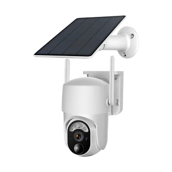 Xcreation solar ptz wifi cameras home security built in battery CCTV Ubox 4G wifi cameras solar panel 4MP PIR detection cameras