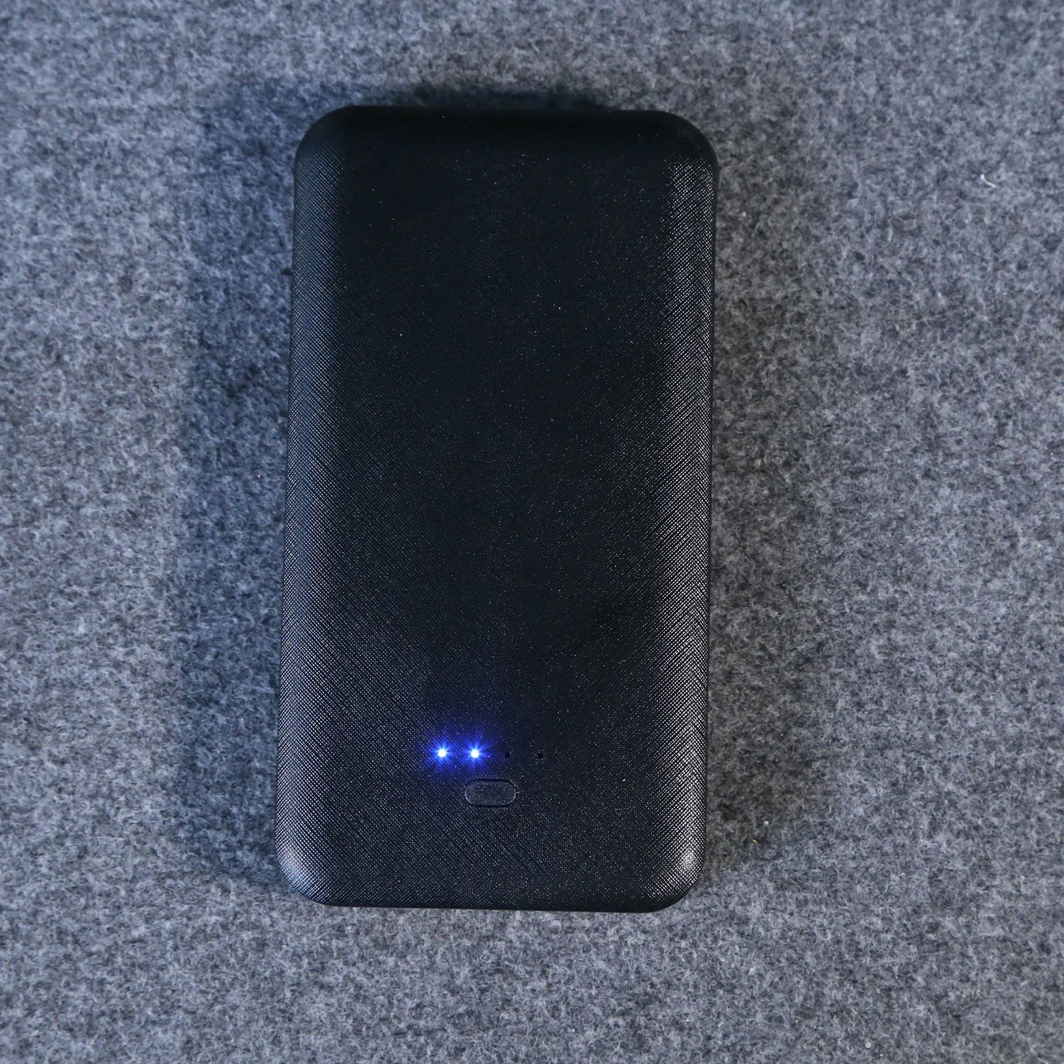 Portable Multi-port Power Bank 5000mAh Built-in 2 Cables & AC Plug, 20W Fast Charger Battery Pack Black White Blue Pink PB187