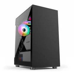V650 Черный OEM компьютерный корпус игровой микро Atx пк