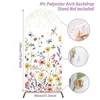 Couverture d'arche de fleurs sauvages - 80 * 180cm - 100g polyester