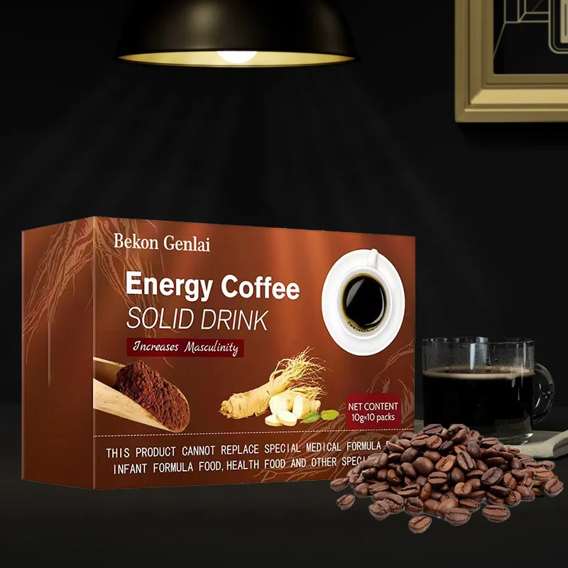 Men's Instant Coffee TK Ignites Men's Energy with Its Rich Taste, Chocolate-flavored Ginseng Maca Coffee