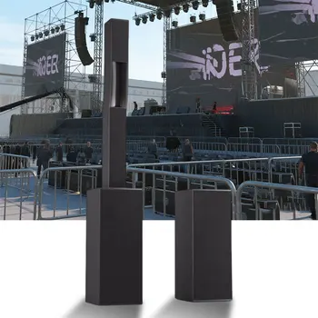 Professional 2-Way Passive 6*5 Inch Column Line Array Speaker with Dual 12 Inch Subwoofer PA System Church Audio Sound Equipment