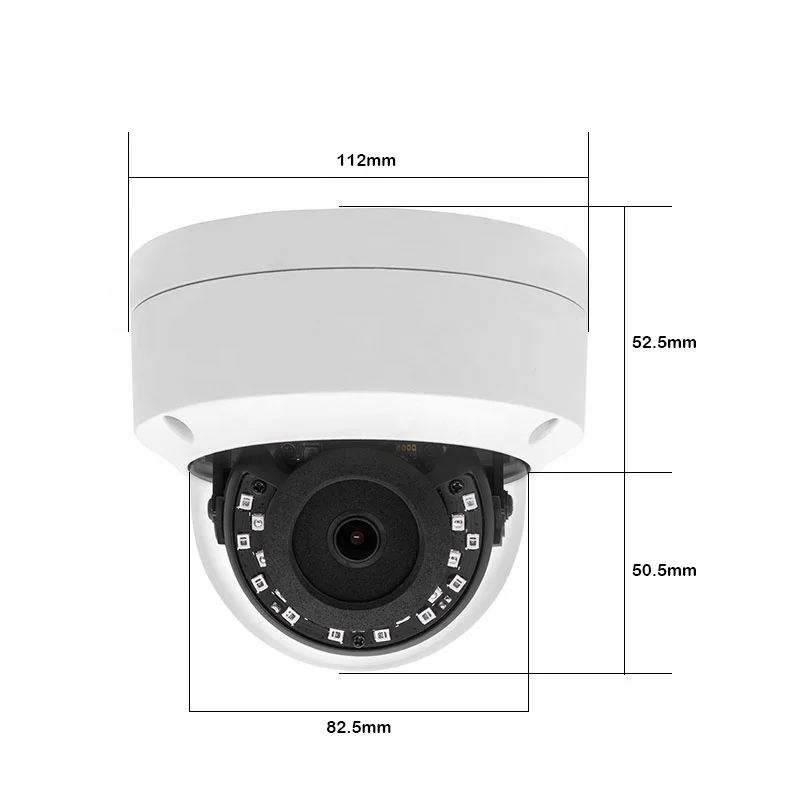 8mp Vandalproof Poe Ipcamera Quick Installation Dome Security Cctv Mini ...