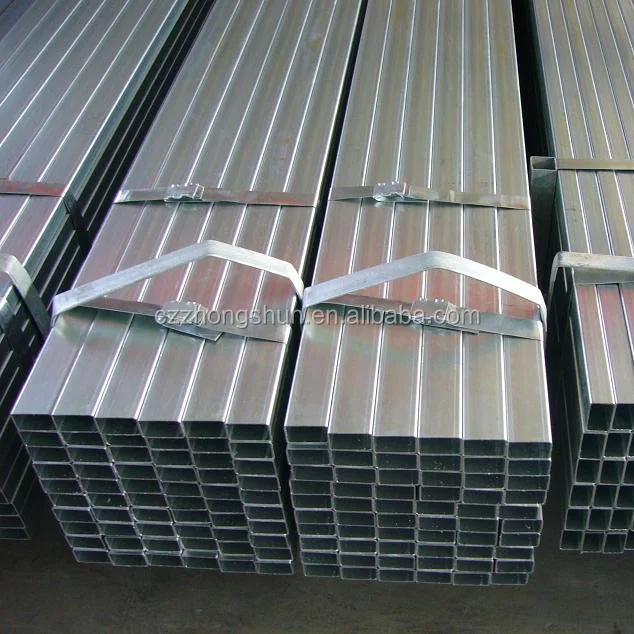 Astm A500 Square Pipe Tubing Standard Hollow Section Large Diameter Company Carbon Black Rectangular Tube Metal Iron Steel Pipes