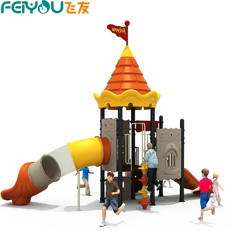 China Factory Plastic Equipment Commercial Preschool Outdoor Children Playground