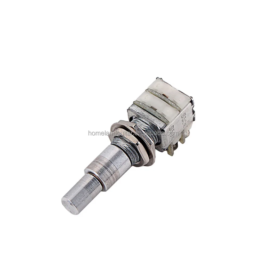 Professional 1 Piece Guitar Bass Dual Pot Stacked Concentric Potentiometer  with Center Detent Musical Accessories in Stock Good