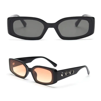 Vintage Small Square Custom Logo tr90 frame High Quality nylon lens Sunglasses 2023