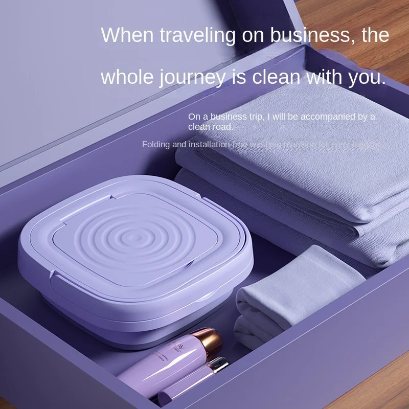 Hot Selling Portable Washing Machine 9L High Capacity Mini Washer Foldable Washing Machi aperçu 6