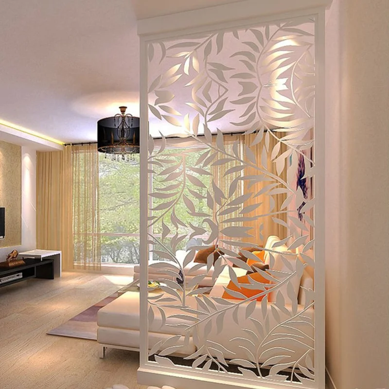 New Patterns WPC Privacy Screen for Decoration Movable Screens Room Dividers