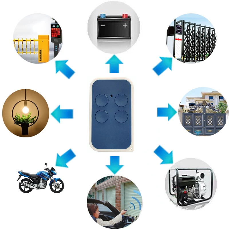 Transmitter Board Remote Door Rf Remote Control Self Learning Rolling Code Remote Control Garage Door Remote 433Mhz
