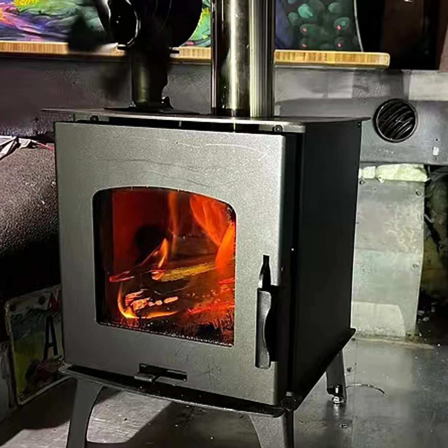 ZONLE R0401A Wood Stove Efficient Heating for Small Spaces