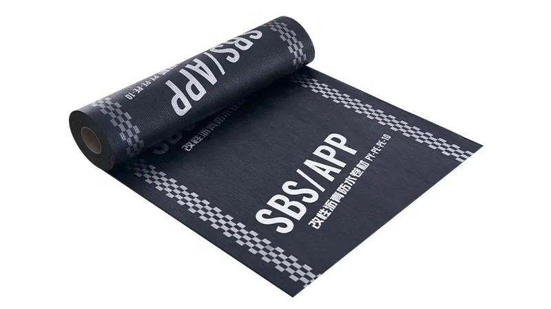 Self Adhesive Asphalt Membrane Waterproofing Material For Roof Roll Sbs ...