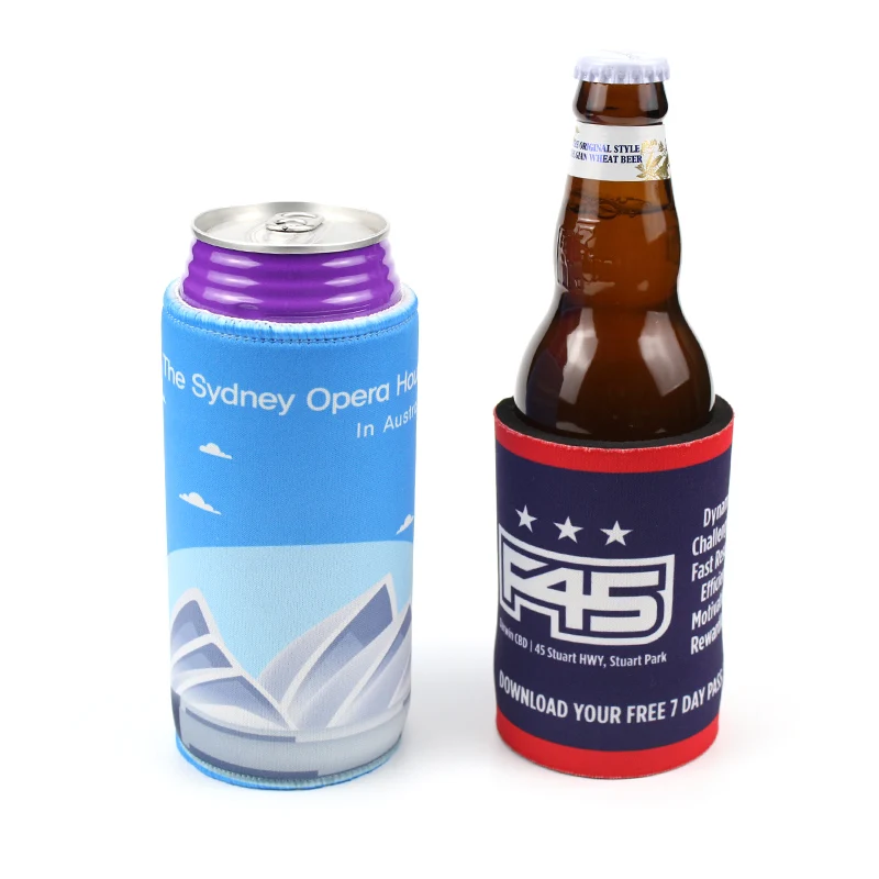 Custom Oem Printed Stubby Holder Can Cooler Sleeve For Beer With Logo